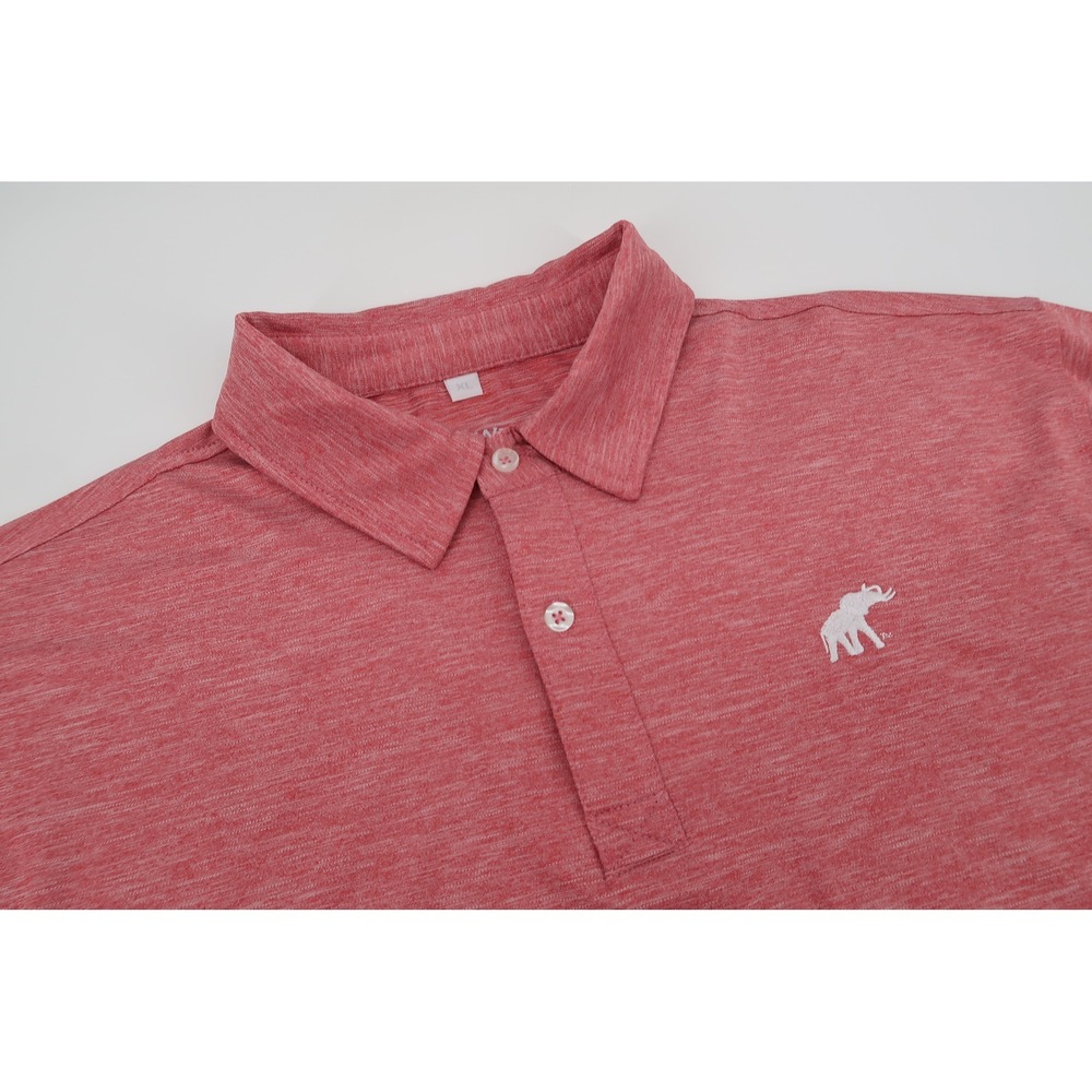 Tuskwear Collection Alabama Crimson Tide Polo Shirt Mens XL Red Stretch Golf